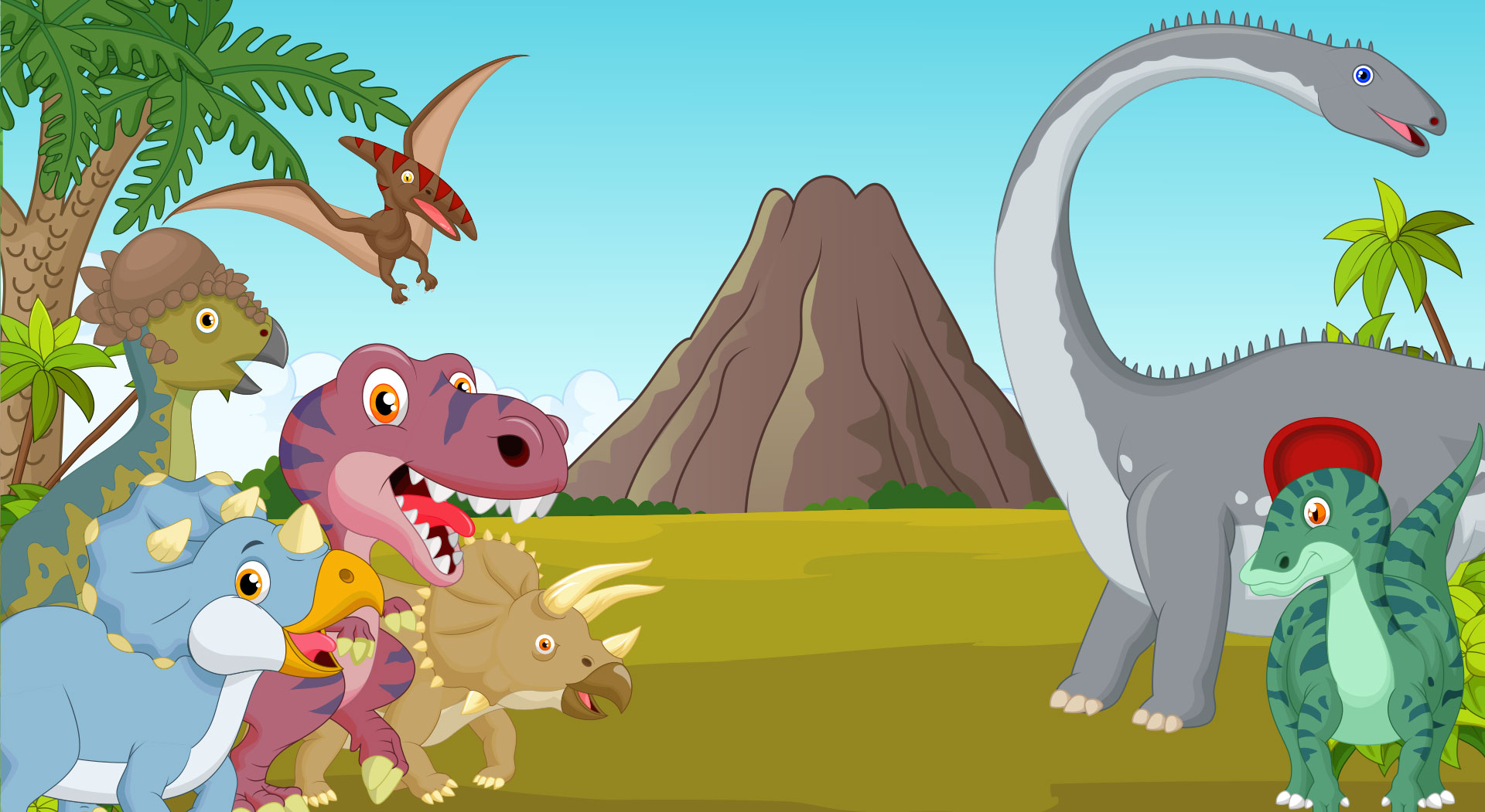 Dinosaur Background - Pediatric Dentist in Bayside, NY